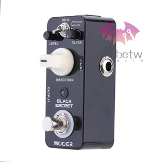 Mooer Black Secret Micro Mini Distortion 電吉他效果踏板 True Bypass
