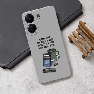 XIAOMI HP 手機殼小米 Redmi 13C Poco C65 時尚手機殼軟殼 Macaron 保護相機手機殼手機