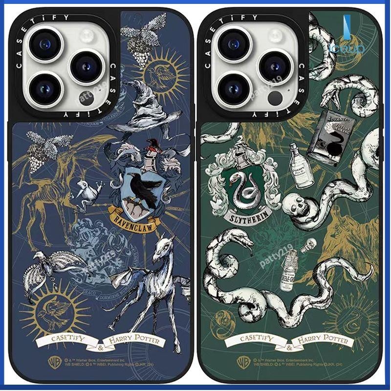 新款免運 聯名款 哈利波特 魔鏡魔法學院iPhone16promax手機殼蘋果15磁吸