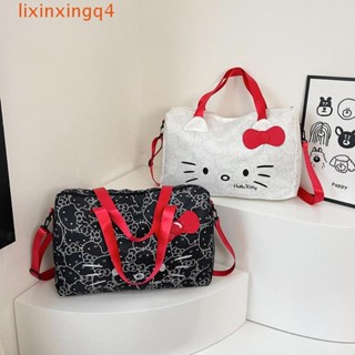 LIXINXINGQ行李箱包,動漫卡通Hellokitty旅行手提包,大容量衣服收納盒牛津布收納袋