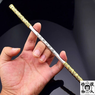 金箍棒純銅如意金箍棒擺件定海神針齊天大聖孫悟空手裡法器轉筆用 高階網紅轉筆 萬和轉轉筆專用筆新手抗摔 防滑 衕款上課無聊