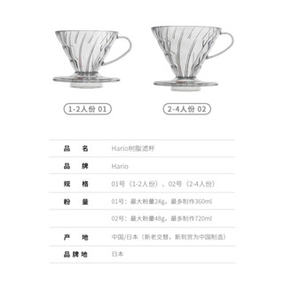 【優選】HARIO日本V60濾杯分享壺滴漏式樹脂漏鬥手衝咖啡壺家用器具過濾器