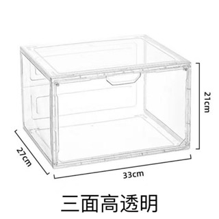 臺灣出貨✨收納箱超大號 娃娃收納盒 高透明全麵硬收納櫃 玩偶公仔桌麵收納盒 收納盒 置物盒 多功能收納箱