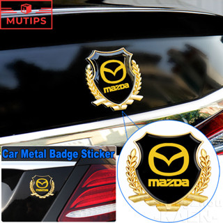 MAZDA 馬自達 3D 汽車標誌金屬貼紙汽車標誌徽章汽車貼花標誌適用於 2 3 BP CX5 CX30 CX3 CX8