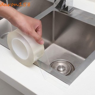 DARON廚房水槽防水貼紙,透明奈米防黴膠帶,貼紙工具自粘0.3毫米厚黴變強浴槽密封條檯面