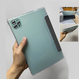 Tcl Tab 10S 10L 10HD 4G 10L Gen2 10.1透明TPU軟平板防震套三折皮平板保護套