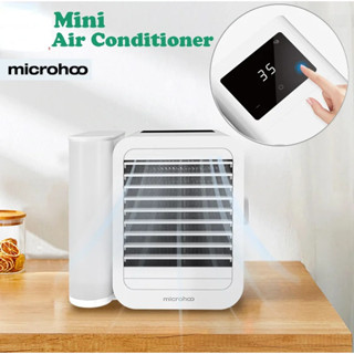 最新 Yopin Microhoo 3 閤 1 迷你空調水冷風扇觸控屏定時北極冷卻器加濕器無葉風扇