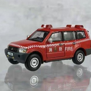TINY微影 合金車 Pajero 帕傑羅 2003 三代吉普車消防警車模型