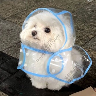 狗狗防水雨衣外出透明雨衣加厚可愛雨披寵物全身大小狗通用 寵物衣服 寵物外出用品 狗狗雨衣 寵物外出雨衣 小型犬雨衣 中型
