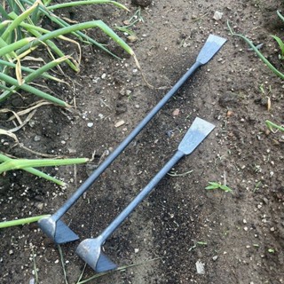 【購滿99出貨】家用園藝鍛打一體兩用農用鏟子工具種菜鋤頭手工多功能野菜兩頭忙