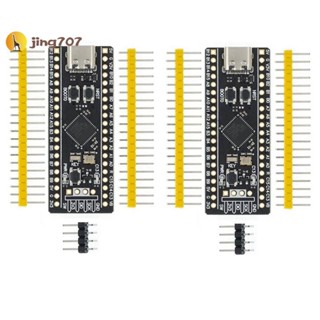 2Pcs STM32F411 開發板,STM32F411CEU6 STM32F4 學習板,支援程式設計 jing707。