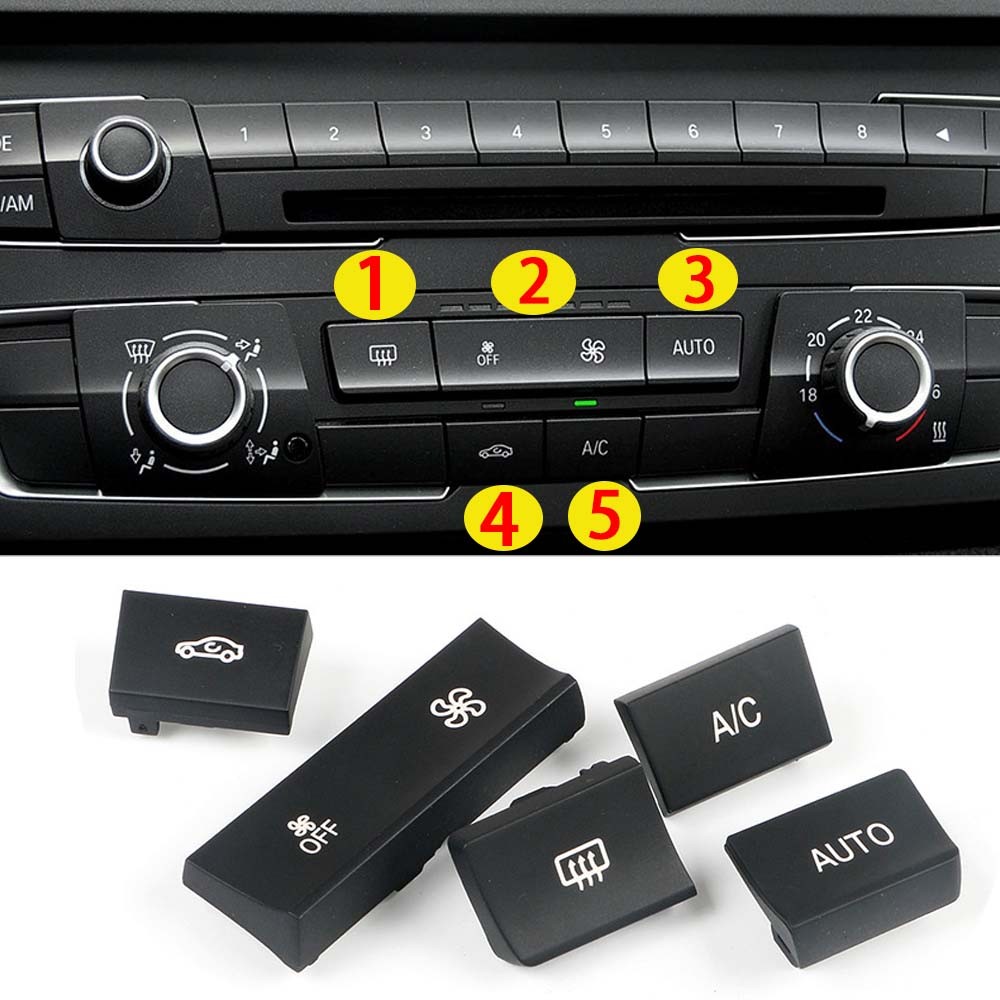 適用於 BMW 寶馬 1 2 3 4 系 F20 F21 F22 空調風風扇按鈕 AC Loop 汽車擋風玻璃吹氣按鈕