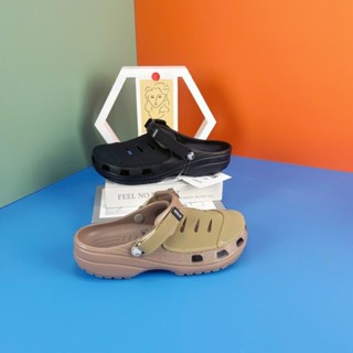 Crocs 洞洞鞋 男士涼鞋 yukon 牛皮涼鞋 輕便沙灘鞋