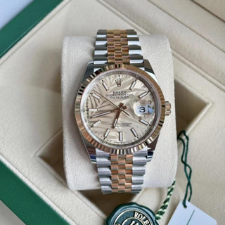 rolex勞力士日誌型系列36mm間金機械錶 126233-PALM