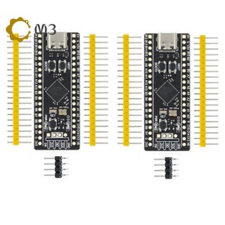 2Pcs STM32F411 開發板,STM32F411CEU6 STM32F4 學習板,支援程式設計 gjxqddyyj