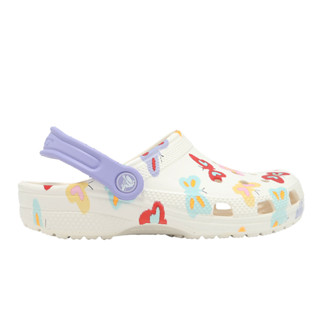 Crocs 卡駱馳 Classic Clog K 中童 經典蝴蝶印花紋克 洞洞鞋 涼鞋 [YUBO] 2112550WV
