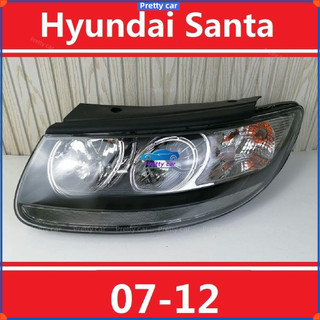 🎊現代 HYUNDAI SANTA FE 07-12款 鹵素大燈 前大燈 前照燈 頭燈 大燈