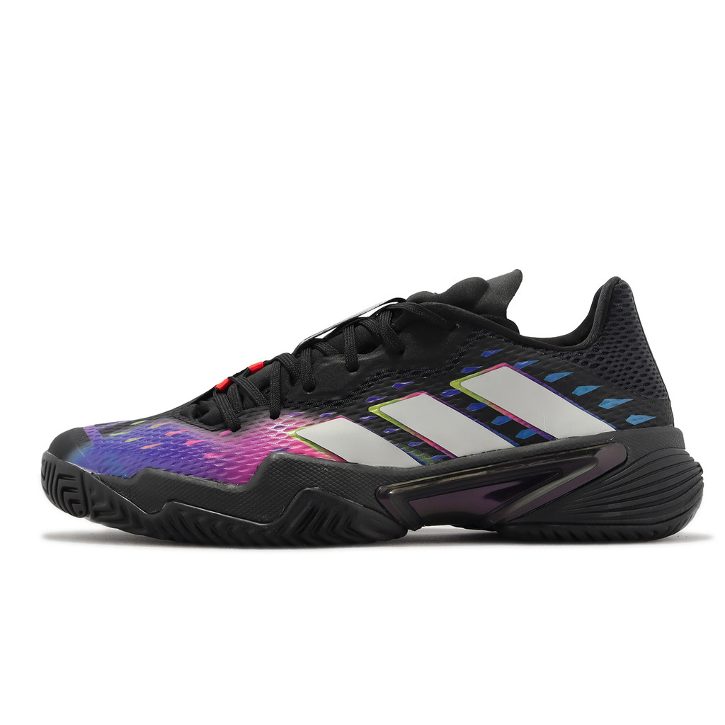 adidas 網球鞋 Barricade M 男鞋 黑 藍 紫 Bounce 愛迪達 運動鞋 [ACS] GY1445