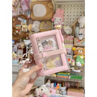 Notepads🤍韓系彩蛋A7皮質活頁手帳本 學生便攜口袋本 可拆卸日程記事本 筆記本 計劃本 手賬本 記事本 便簽本