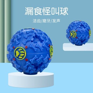 寵物不倒翁漏食玩具球 狗狗漏食球 貓咪小狗益智磨牙漏食球safd648.sg4.27