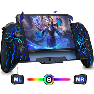 BEBONCOOL 開關控製器無綫 Switch Pro 控製器適用於任天堂 Switch/OLED 控製器全尺寸人體工