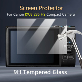 【1-3片】熒幕保護貼適用於佳能Canon IXUS 285 HS小型數位相機 2.5D弧邊高畫質防爆9H鋼化玻璃膜