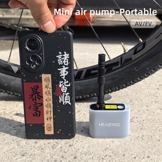 多色顯示自行車智慧充氣泵騎行便攜電動打氣筒公路自行車MINI充氣寶通用型 ZV59