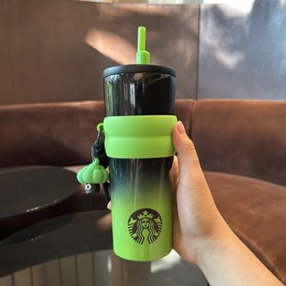 星巴克杯子不鏽鋼吸管杯保溫杯咖啡杯車用杯隨手杯473ml/dhss