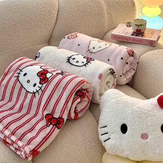 毛毯 小毯子 毯子 hello kitty可愛牛奶絨毛毯柔軟卡通蓋毯辦公室午休毯披肩空調毯