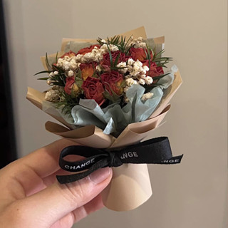 玫瑰乾燥花迷你車用擺件裝飾見面生日七夕情節伴手禮