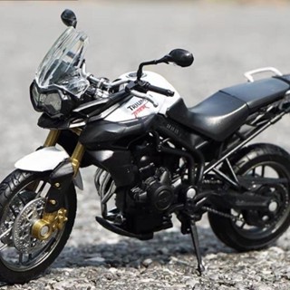 1:18 機車模型 WELLY威利 1/18 凱旋TRIUMPH Tiger 800 街車模擬合金機車模型
