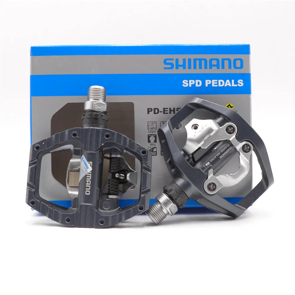 SHIMANO PD EH500 雙面平台/帶夾板的無夾式 SPD 踏板 SM-SH56 PD-EH500