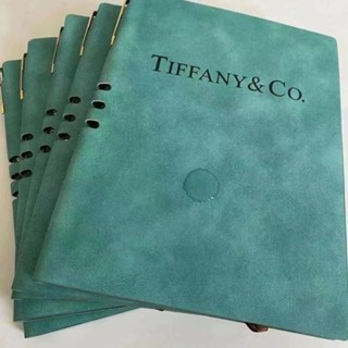 T芙尼同款羊皮筆記本記事本高顏值日記本ins簽字筆套裝輕奢禮品