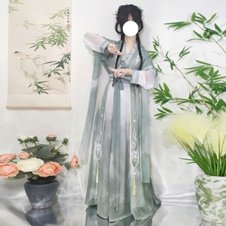臺灣出貨【雲煙嫋嫋】清悅坊原創國風唐褙子齊腰八破裙超仙閨蜜春夏季全套 漢服套裝 國風馬面裙 國風表演服 cos服飾
