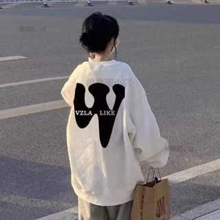 ⭐【饞樂園】大學t 女 長袖衛衣女 長袖上衣 oversize 大學t 女長袖 白色大學t 女生大學t 長袖大學TS