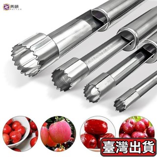 🐶桃園出貨🐶新款去核器廚房用品棗核水果去籽神器工具不銹鋼糖葫蘆山楂去核器