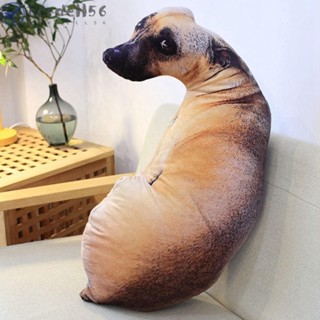 CORDELL 狗枕,毛絨三維逼真動物抱枕,獵犬創意軟墊辦公室