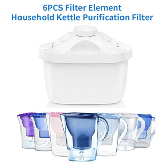 6 件裝 BRITA MAXTRA+ Plus 濾水器濾芯 - 6 包白色 6 片裝凈水過濾器水垢快速交貨