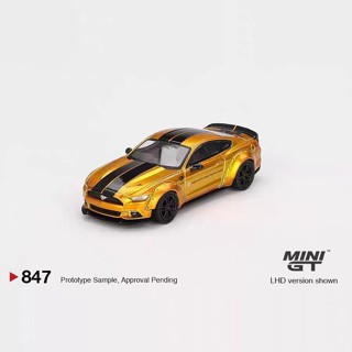 模型 模型 MINIGT 1:64 福特野馬FORD MUSTANG LB寬體 合金汽車模型 847