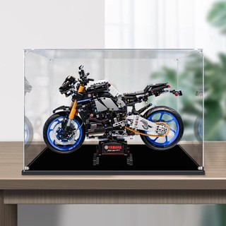 【定製諮詢】高透明亞克力展示盒適用於樂高42159雅馬哈MT-10SP機車 防塵罩明盒透明手辦模型盒 積木收納公仔展示櫃