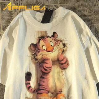 ✦AFFLIGA✦2025夏季新款男士休閒短袖T恤男士純棉t恤圓領男士體恤半袖時尚上衣