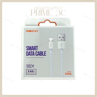 【RECCI】 USB-A to Lightning 充電線2.4A 100公分