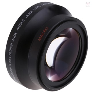 67mm 數字高畫質 0.45xSuPer 廣角鏡頭,帶微距日本光學,適用於佳能 Rebel T5i T4i T3i 18