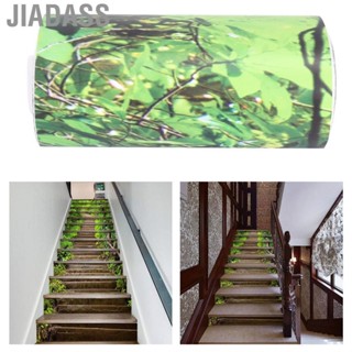 Jiadass 13 件樓梯貼紙風景圖案 PVC 自黏樓梯階梯貼花