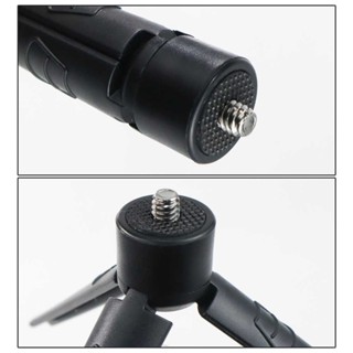 LATHIFSHP 通用便攜式相機迷你三腳架獨腳架 1/4 螺絲 12cm TP179