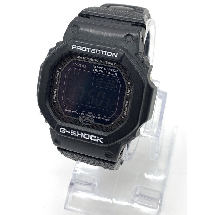 CASIO 錶帶 G-SHOCK 黑色 電波 太陽能 不鏽鋼 日本直送 二手