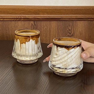 【5759人收藏】玻璃杯ins高顔值玻璃富士山透明杯火山杯咖啡杯簡約傢用待客水杯