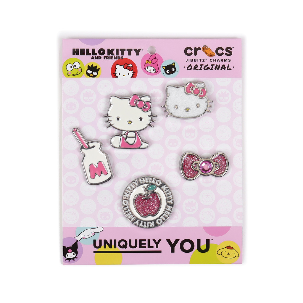 Crocs 洞洞鞋 鞋扣 Hello Kitty Elevated 蝴蝶結 5入 卡駱馳 [ACS] 10010555