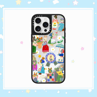 正版CASETiFY 手機殼適用iPhone 16 Pro Max/15/14 Plus/13/12兔兔控田園磁吸鏡面