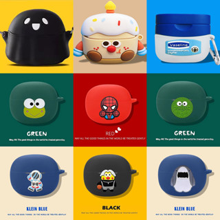 VASELINE 適用於 QCY Crossky C30 手機殼卡通凡士林可愛幽靈 QCY C30 矽膠軟殼掛繩掛件防震